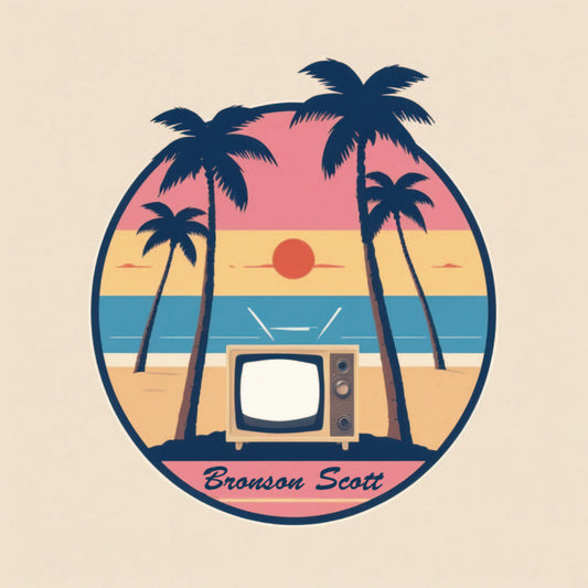 Bronson Scott Beach Day Sticker