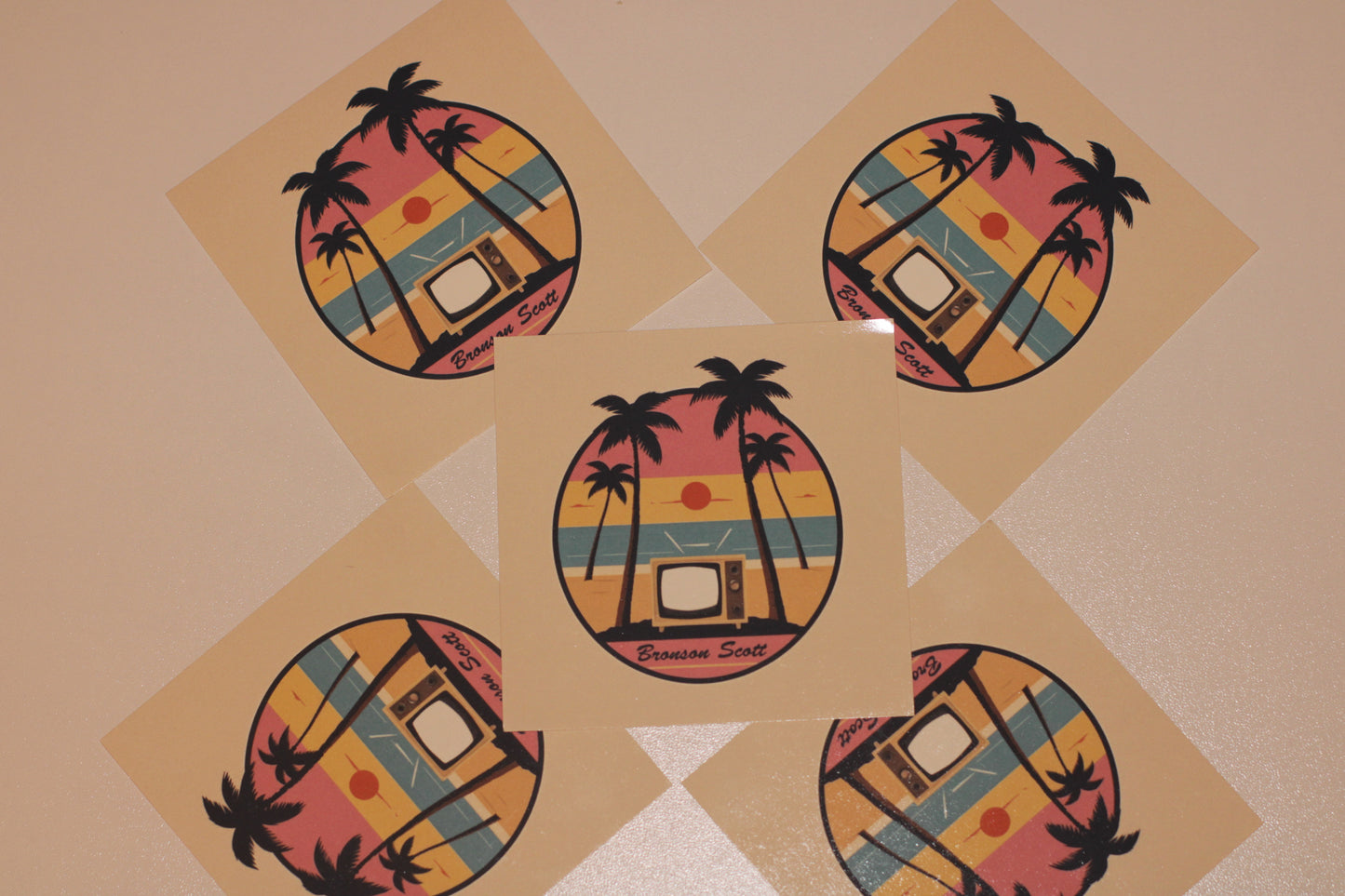 Bronson Scott Beach Day Sticker