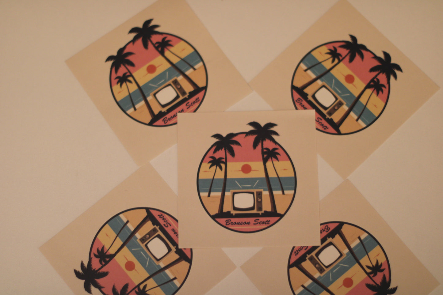 Bronson Scott Beach Day Sticker